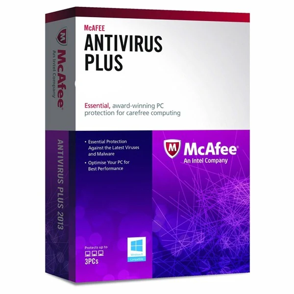 McAfee Antivirus Plus – 1 PC, 1 Year (Global Key)
